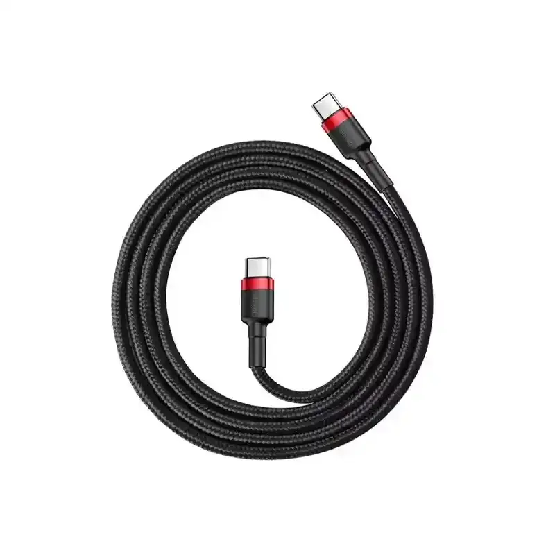Baseus Cafule Series Type-C PD2.0 رنگ مشکی قرمز